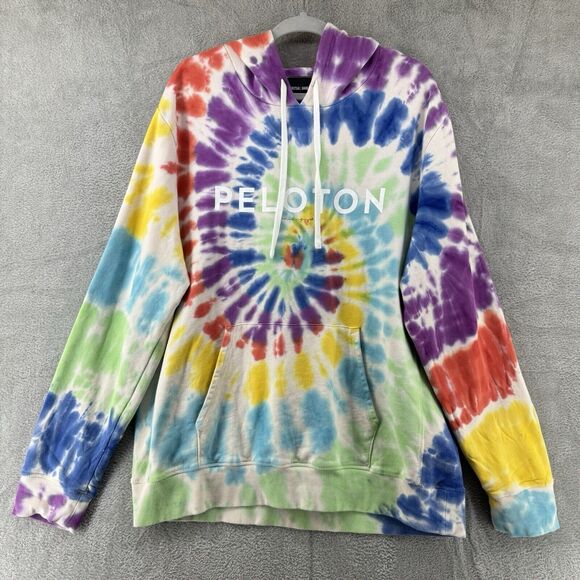 Spiritual Gangster PELOTON Sweater XXL Tie Dye Pull Over Hoodie Cycling Bike Gym - Picture 1 of 14